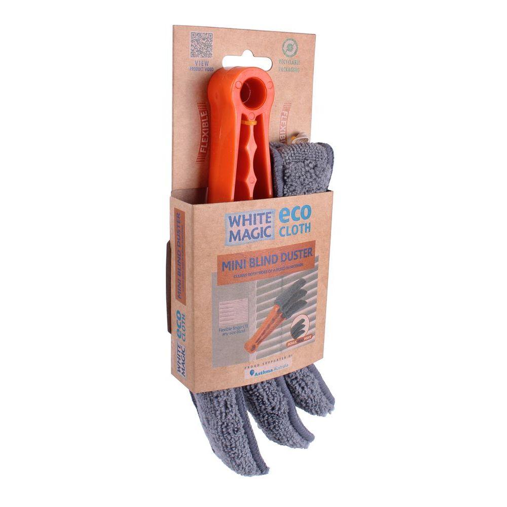 White Magic Mini Blind Cleaner - Effortless Dust & Grime Removal for Window Blinds | Perfect for Home, Office & RV Cleaning