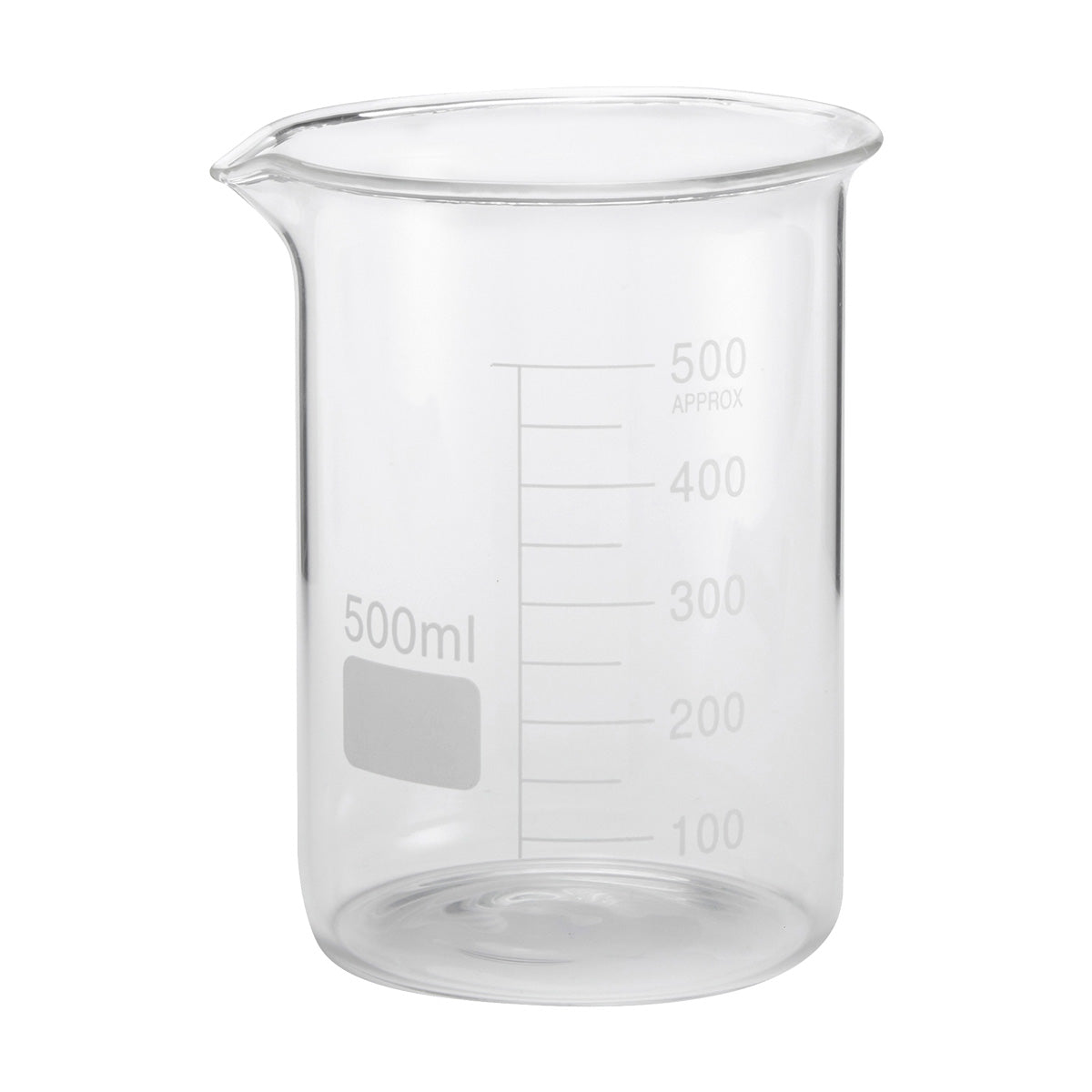 American Metalcraft GBE17 17 oz Chemistry Beaker - Premium Borosilicate Glass Lab Beaker for Science Experiments, Classroom Labs & Home Chemistry Projects