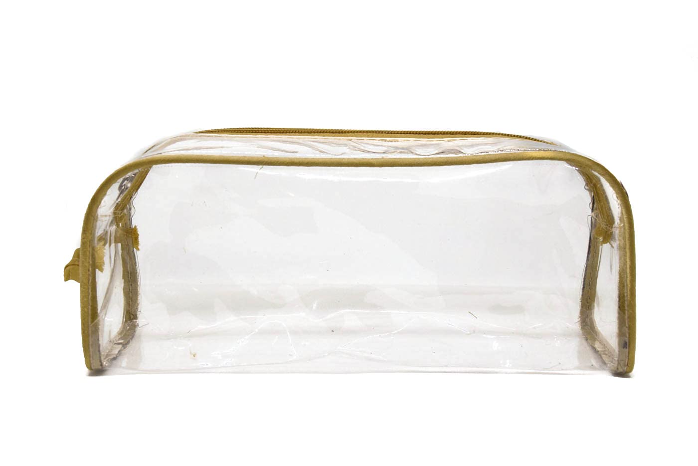 iShine Clear Travel Zipper Pouch for Men & Women - Multipurpose Transparent Cosmetic Bag (Medium, Pack of 2) - Perfect for Toiletries, Makeup & Travel Essentials Organization