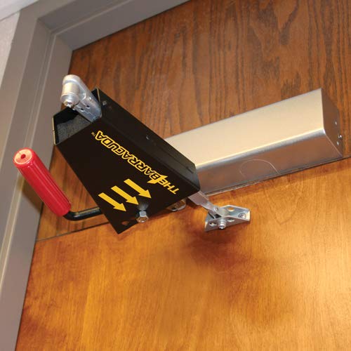 Barracuda Door Defense System - Heavy Duty Security Bar for Home & Business Protection | Prevent Break-Ins & Burglaries | Ideal for Apartments, Offices & Rental Properties