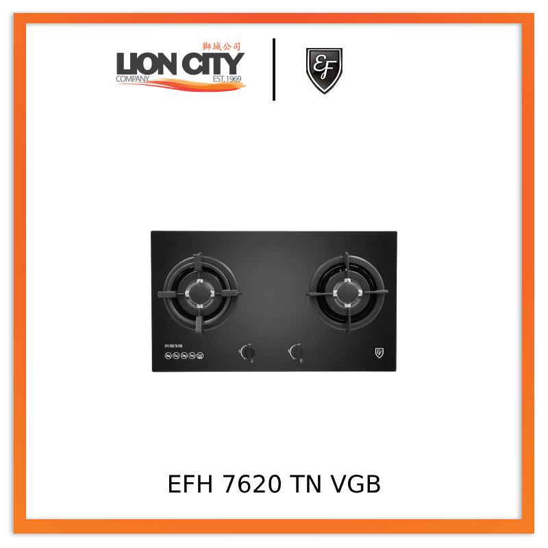 EF EFH 7620 TN VGB Glass Electric Cooktop - 4 Burner Induction Hob with Touch Controls for Modern Kitchens | Perfect for Home Cooking, Entertaining & Small Spaces