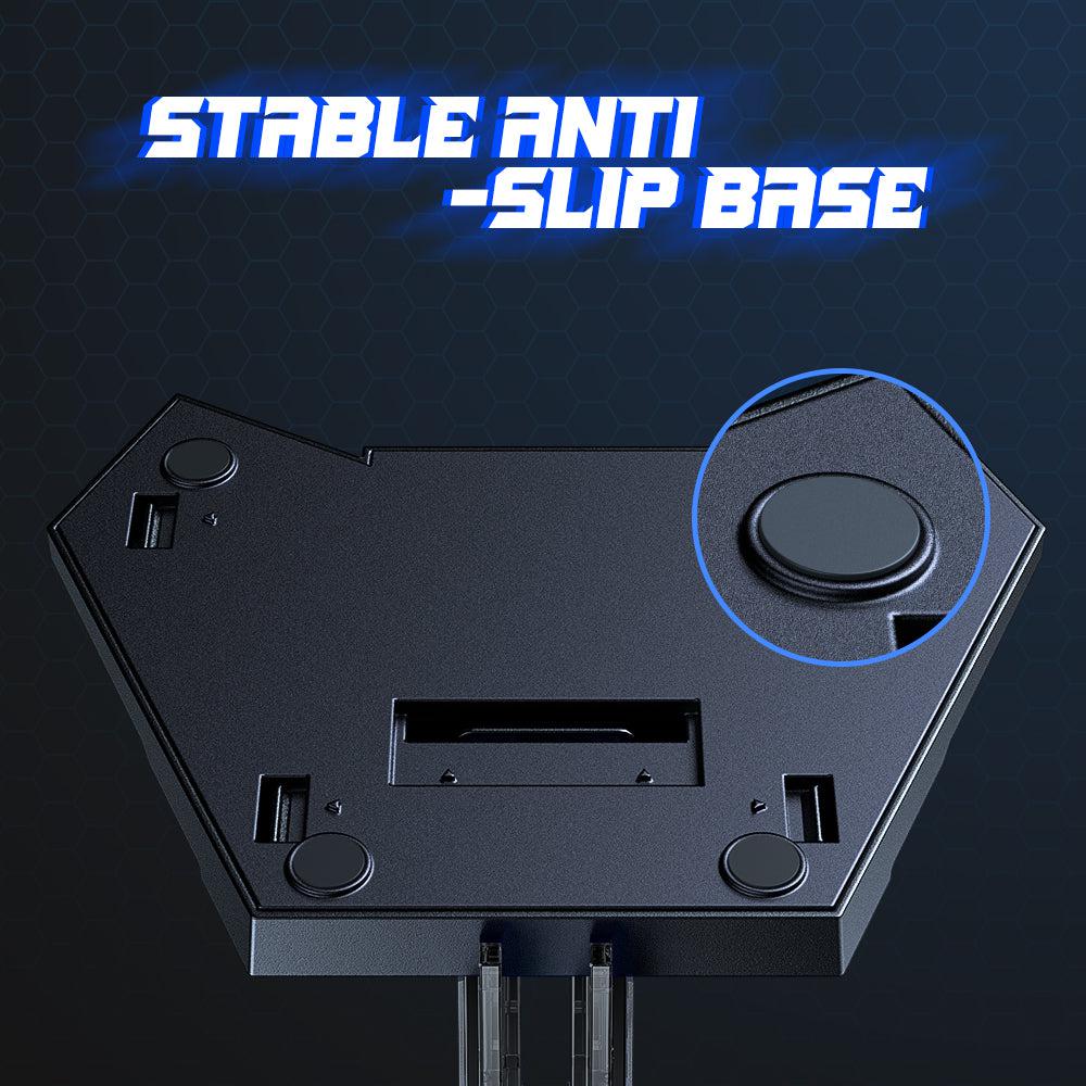 ONIKUMA ST 3 Acrylic Gaming Headset Stand with Hook - Perfect for Desk Organization & Headphone Storage for Gamers