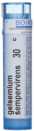 Gelsemium Sempervirens 30C Homeopathic Medicine for Anxiety & Flu Relief - Natural Stress & Sleep Aid for Adults & Kids - Perfect for Travel, Work & Daily Wellness