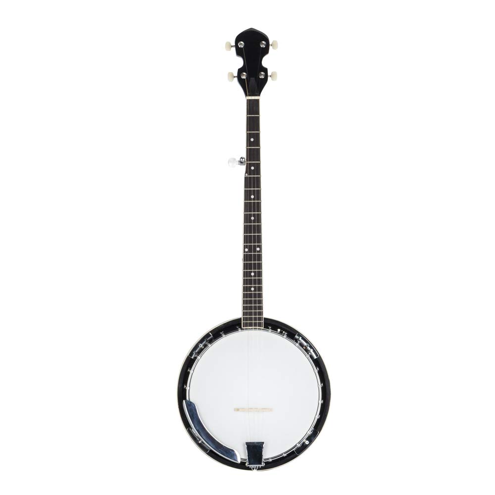 Kcelarec 5-String Banjo for Adults & Beginners - Professional Full Size Banjo with Glossy Sapele Back - Perfect for Bluegrass, Folk Music & Stage Performances
