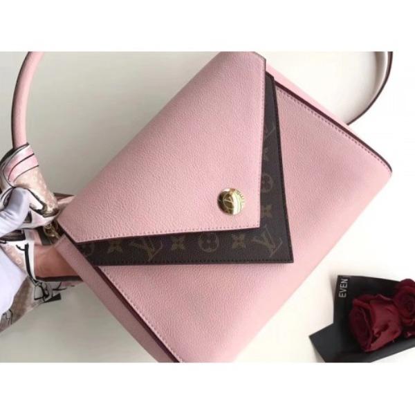 Louis Vuitton Double V Handbag in Rose Poudre - Luxury Crossbody Bag for Women, Perfect for Date Night & Evening Events
