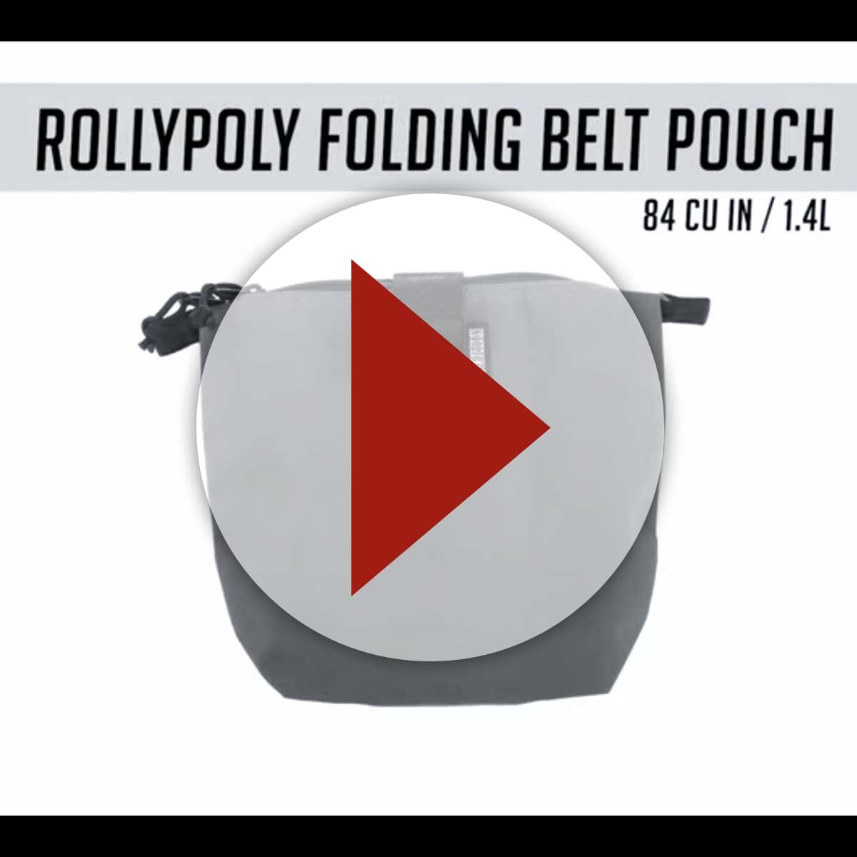Rollypoly Folding Belt Pouch - Waterproof Waist Pack for Travel, Hiking & Running - Hands-Free Fanny Pack with Adjustable Strap for Men & Women - Perfect for Outdoor Activities, Concerts & Shopping