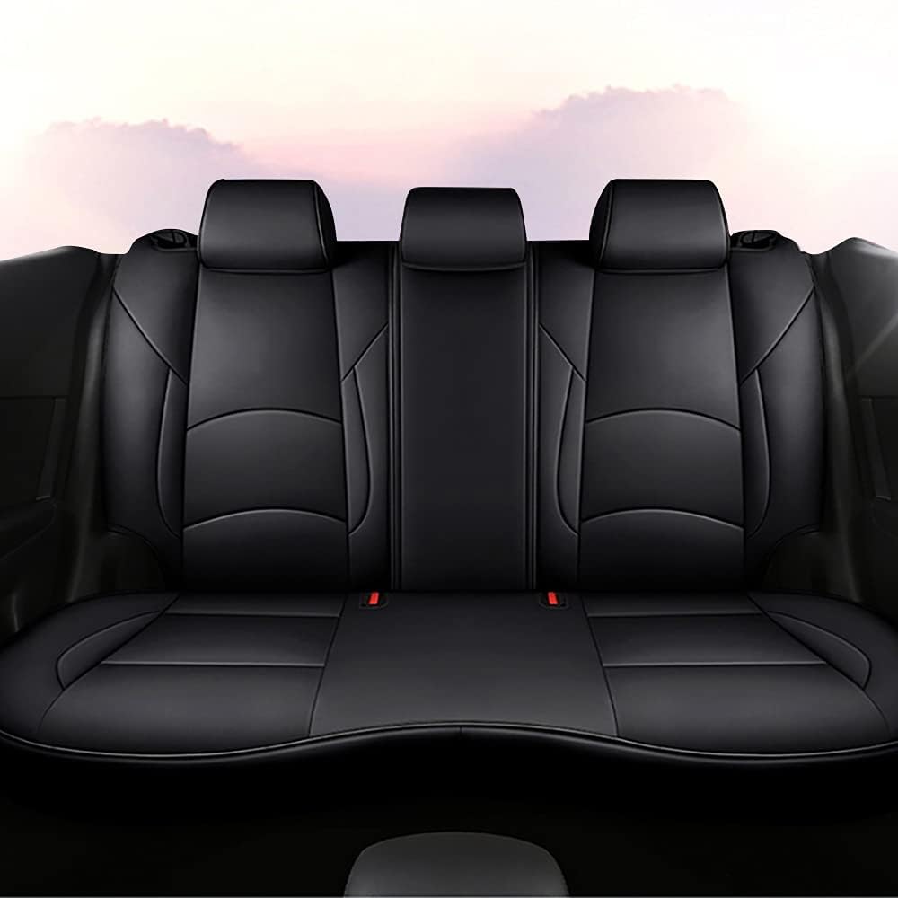 AOMSAZTO Custom Fit Car Seat Covers for Mazda 3 (2014-2018 Models) - Premium Black Full Set Protection - Perfect for Daily Commuting, Road Trips & Pet Protection
