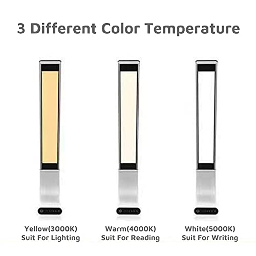 Mark Wireless LED Desk Lamp - 360° Adjustable, Portable & Foldable USB Rechargeable Lamp with 40H Runtime, Touch Control, 6 Brightness Levels & 3 Light Modes (Gold) | Perfect for Home Office, Study, Reading, Nightstand & Dorm Room Lighting