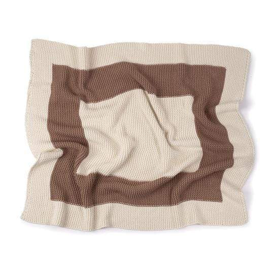 Zandino William Square Knit Blanket - Soft & Cozy Throw Blanket for Couch, Bed, Sofa - Perfect for Winter, Home Decor, Gifts