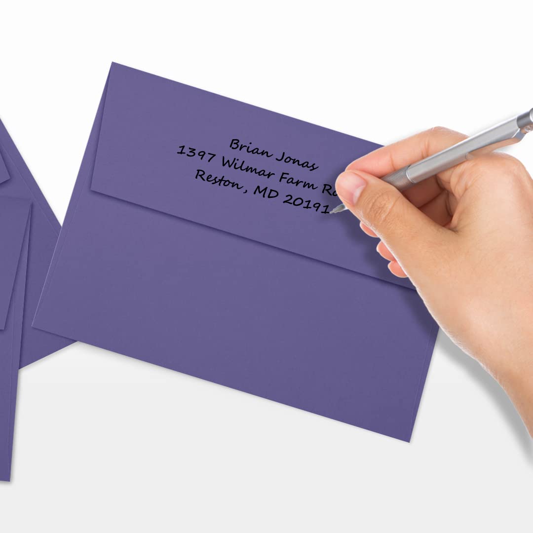 LUXPAPER A7 Invitation Envelopes 5x7 Cards - 80lb Wisteria Purple, Printable Wedding Invitation Envelopes with Peel & Press Seal, 1000 Pack (5.25x7.25 inches) - Perfect for Weddings, Parties, Greeting Cards and Special Events