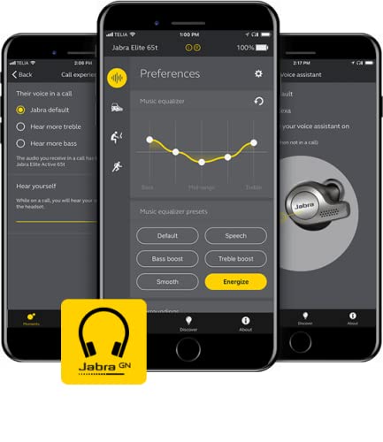 Jabra Elite 65t True Wireless Bluetooth Earbuds with Alexa Built-in, Charging Case - Copper Black | Noise Cancelling for Calls & Music | Perfect for Workouts, Commuting & Office Use
