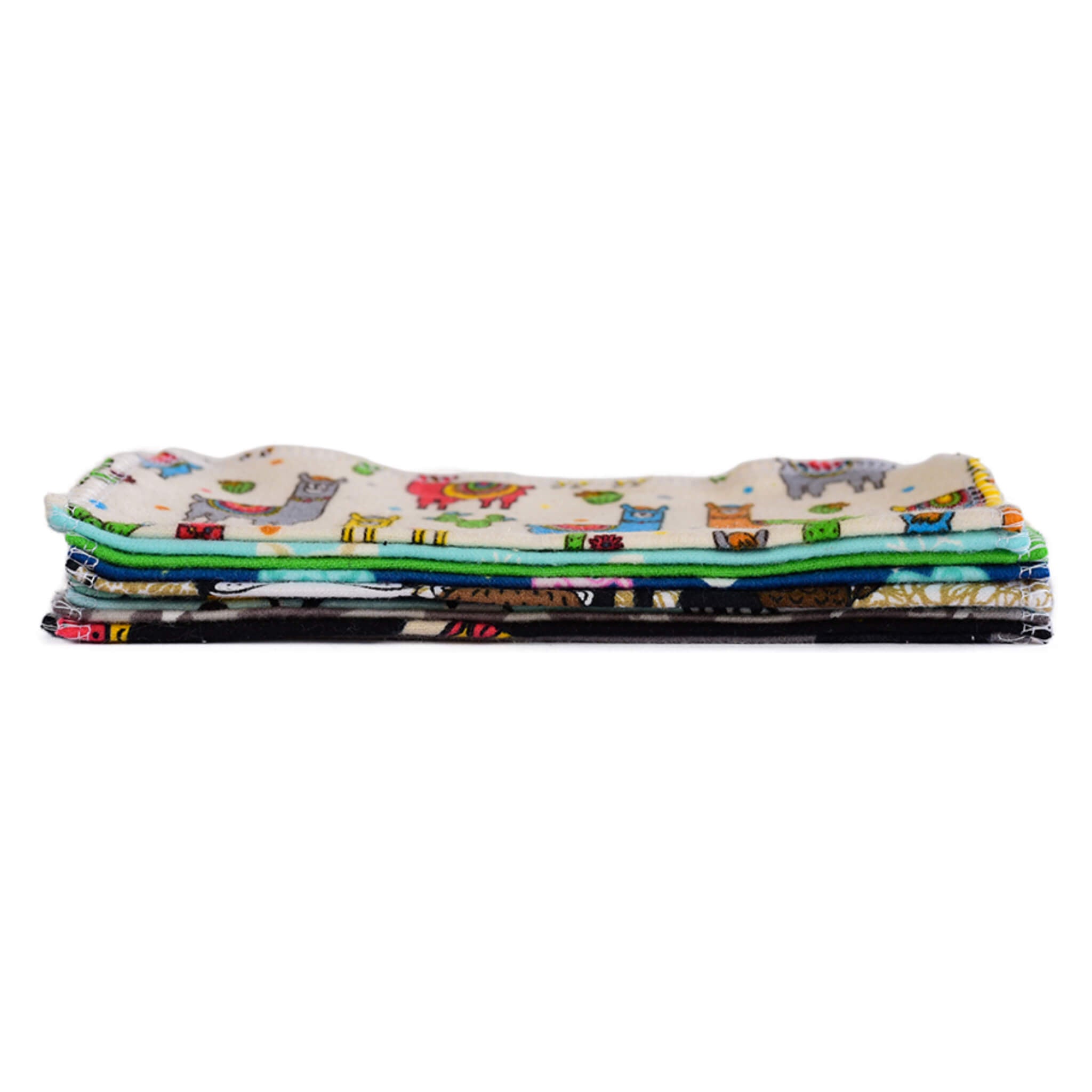 Premium Cotton Kids Cloth Napkins - Soft & Absorbent for Mealtime, School Lunches & Family Gatherings - 12-Pack Reusable Eco-Friendly Napkins for Children