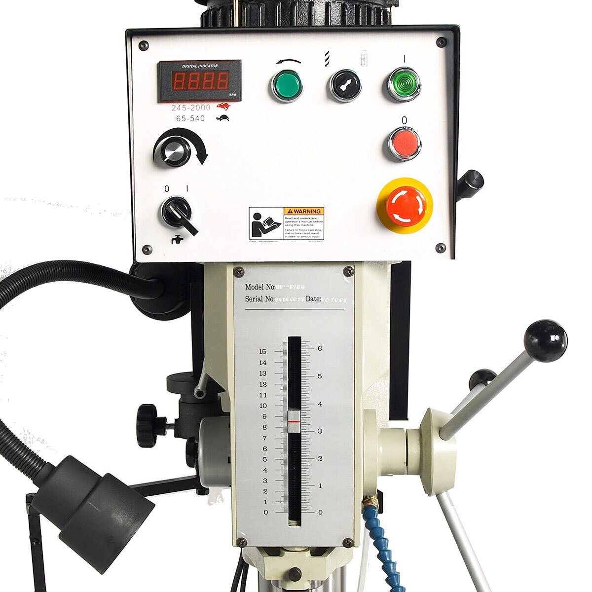 Baileigh Industrial BA9 1002871 High Speed Variable Speed Drill Press DP 1250VS HS - Perfect for Metalworking, Woodworking & DIY Projects