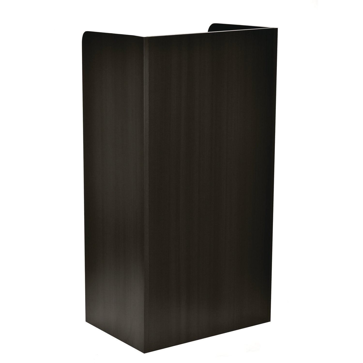 AdirOffice Wooden Mobile Podium with Storage Shelves - 22.44