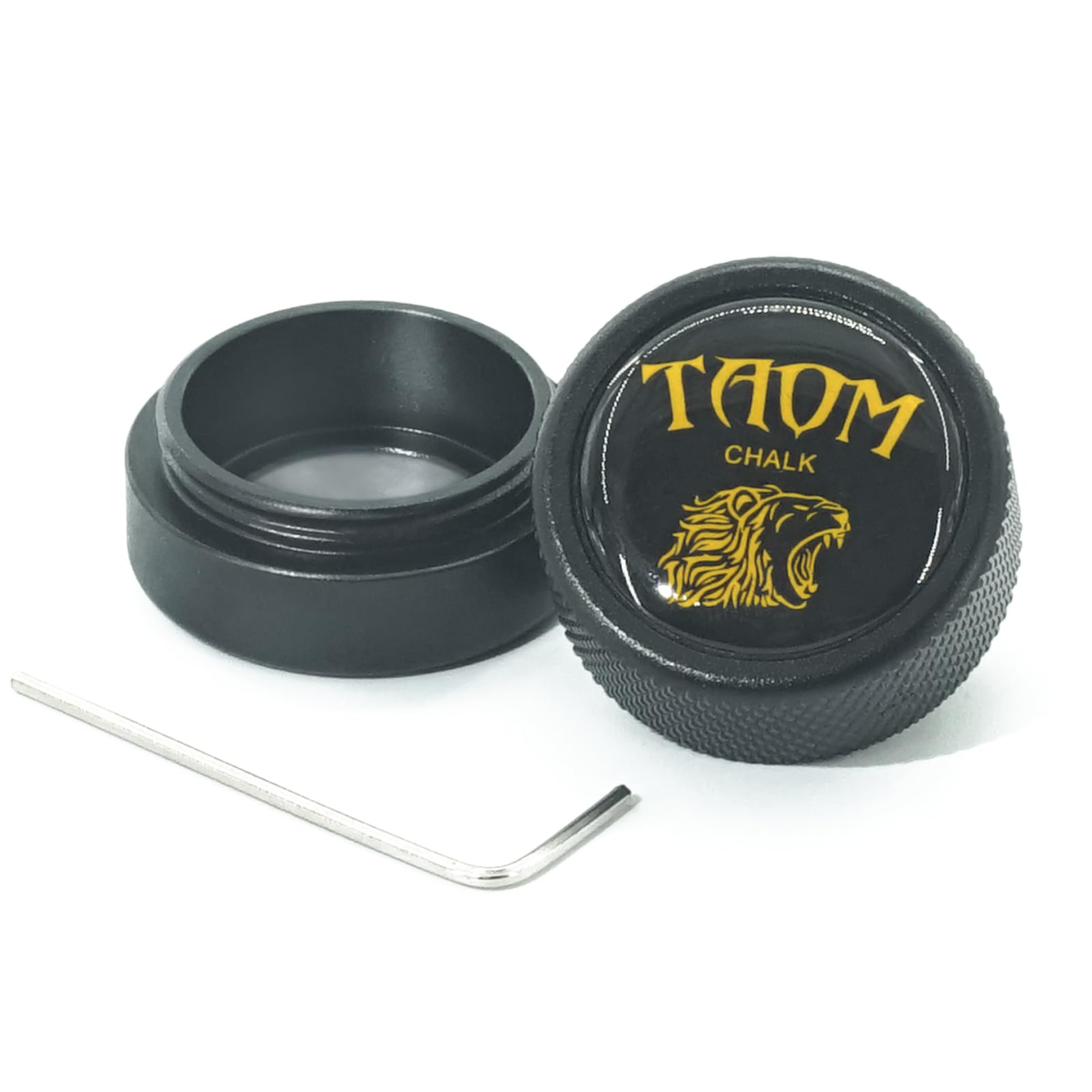 Magnetic Pool Chalk Holder - Portable Round Chalk Cube Case for Billiard Cue Tips | Durable Snooker & Pool Table Accessories | Perfect for Home Game Rooms, Bars, and Professional Tournaments