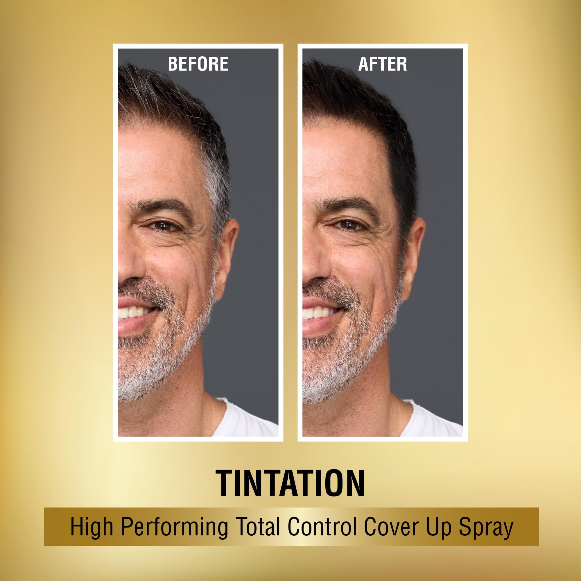 Red by Kiss Tintation Temporary Hair Color Spray - Darkest Brown 2.82oz | Instant Gray Root Touch Up | Water-Resistant & Smudge-Proof | Quick-Dry Formula | Easy Wash Out | Perfect for Barber Styling, Hairline Touch-Ups & Last-Minute Events