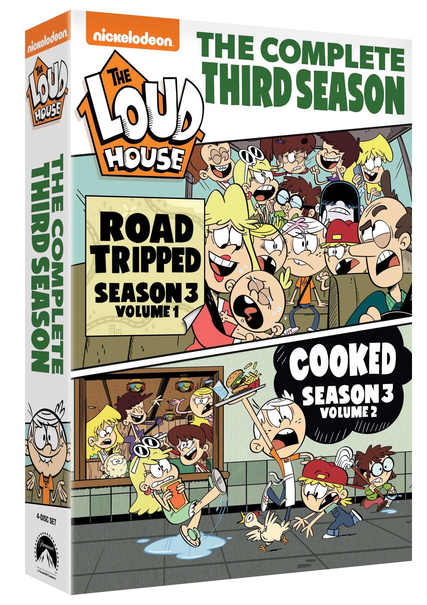 The Loud House: Complete Season 3 DVD Set (Includes Cooked & Road Tripped Volumes) - Perfect for Family Movie Nights & Kids Entertainment