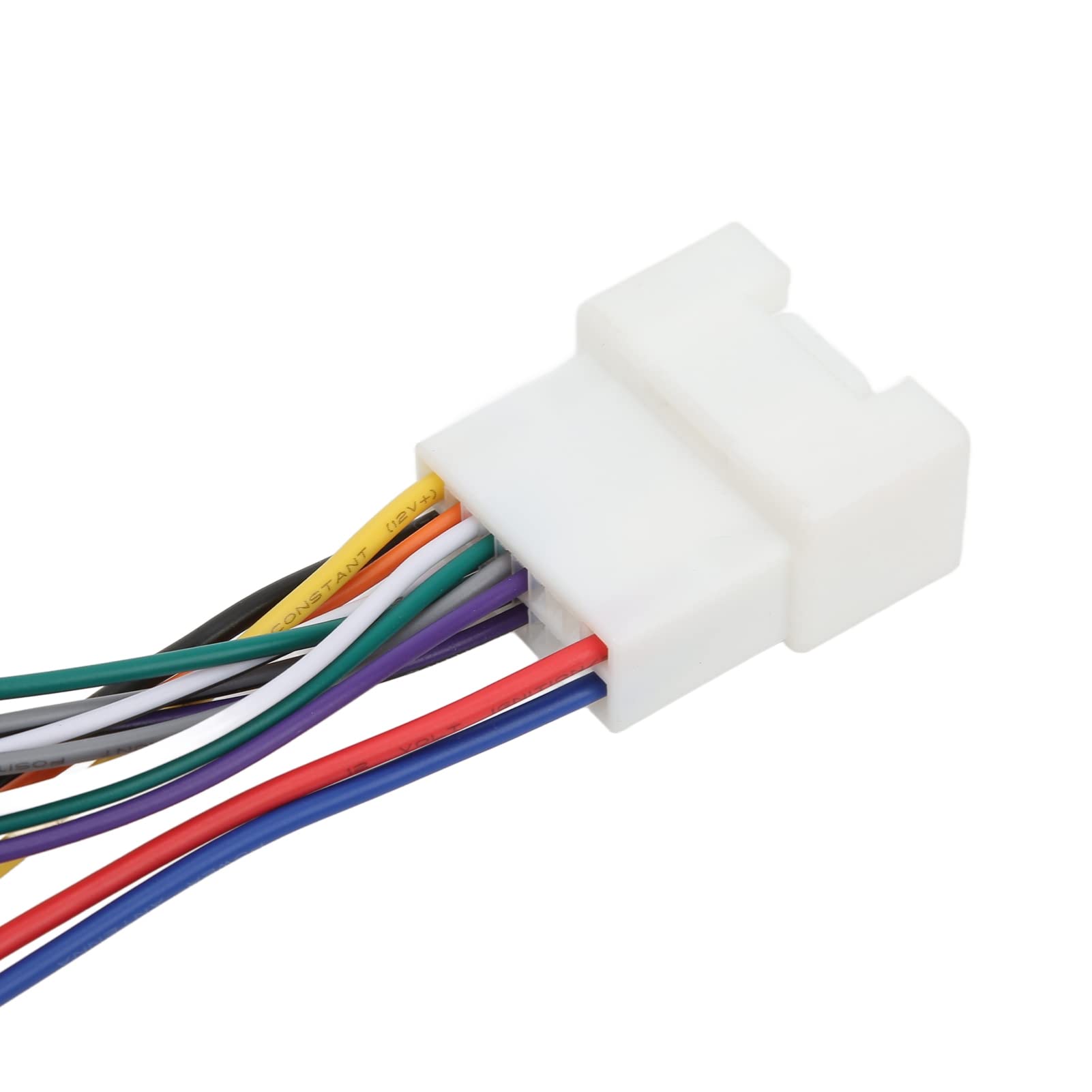 Aramox ISO Radio Harness Adapter - ABS Replacement for Mitsubishi Outlander & Yishen - Car Audio Wiring Connector for Easy Stereo Installation & Upgrade