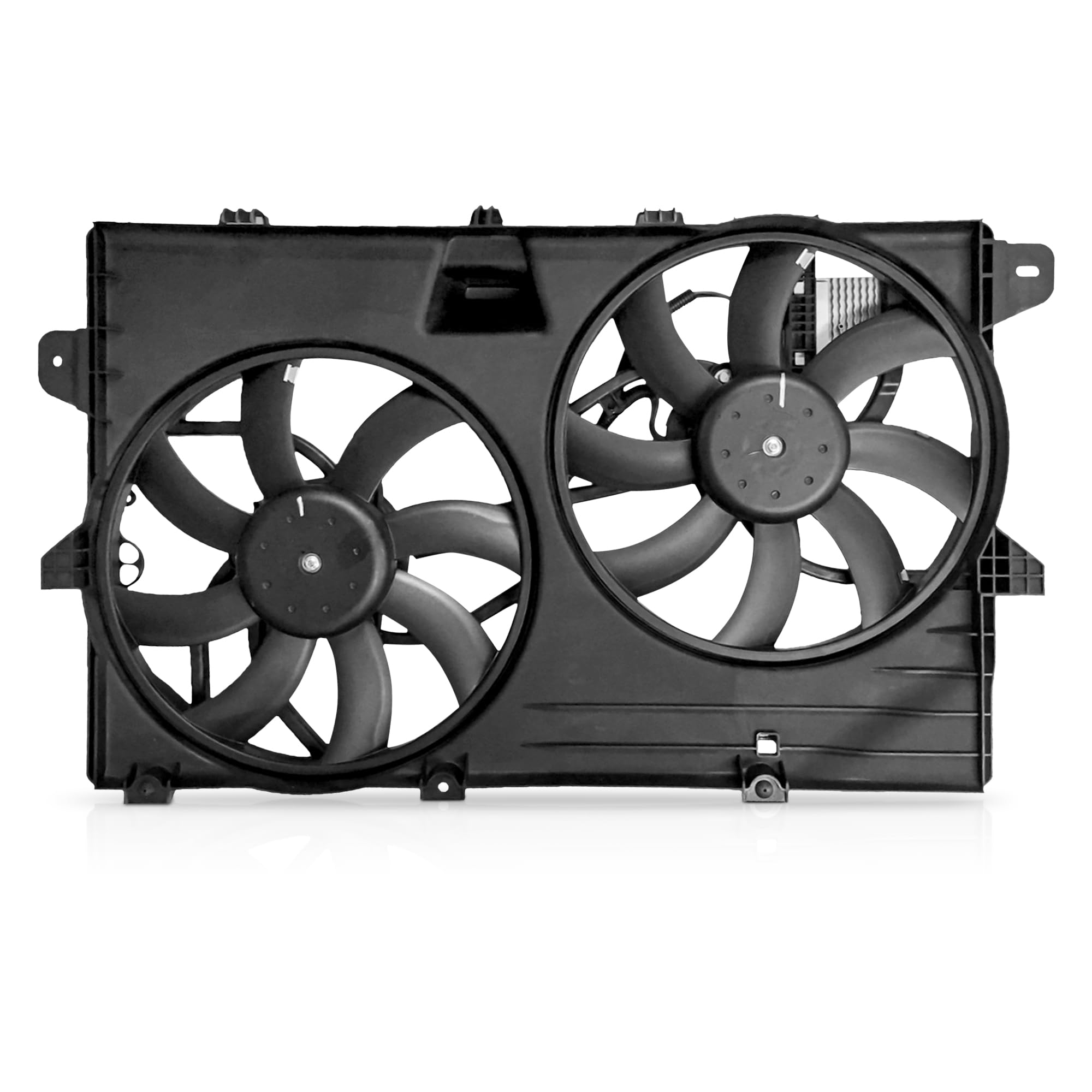 2007-2014 Ford Edge & Lincoln MKX Radiator Cooling Fan Assembly Replacement Part 7T4Z8C607B - Perfect for Engine Overheating Prevention & Summer Driving