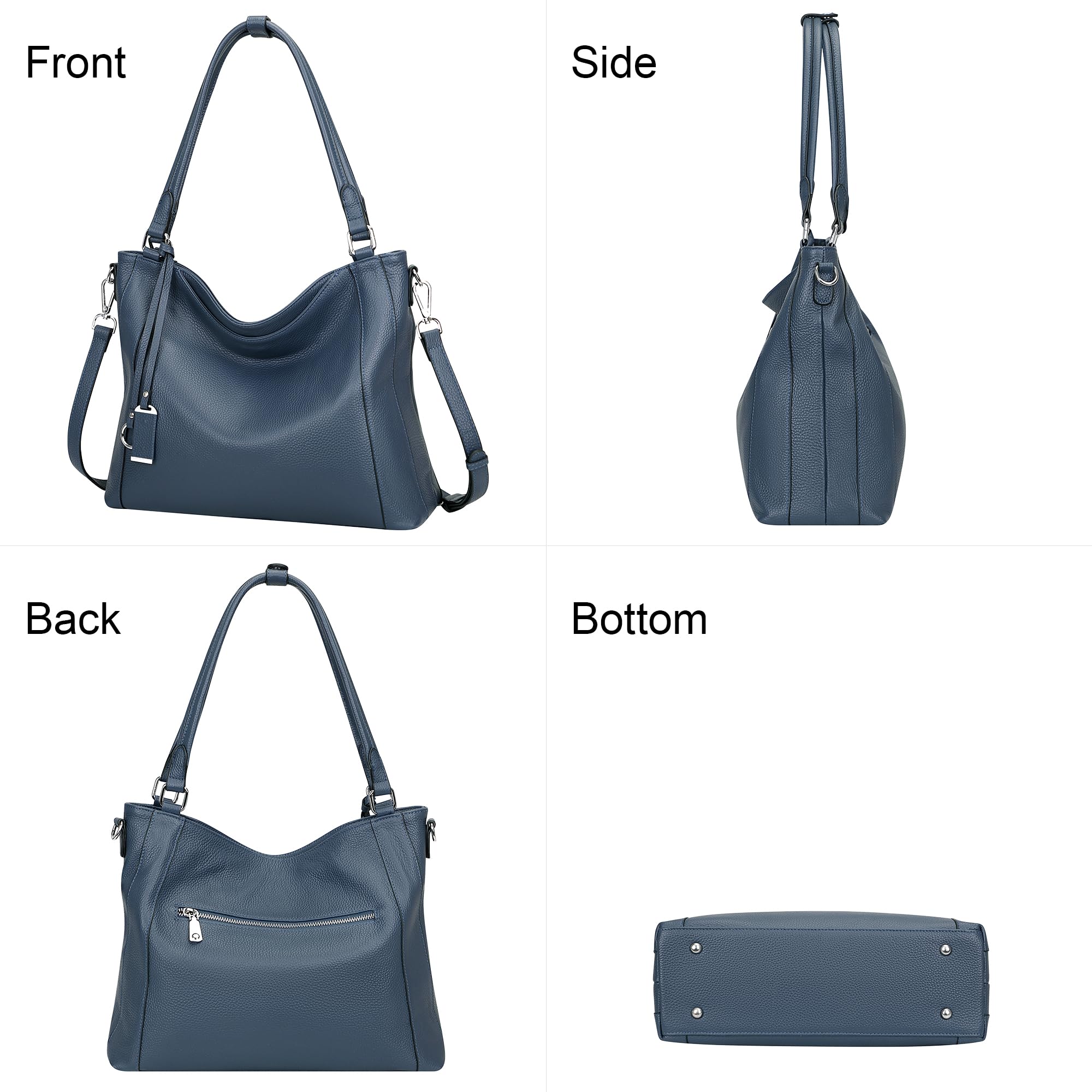 Premium Soft Leather Handbags for Women - Stylish Shoulder Hobo Bag & Large Tote Crossbody Purse | Perfect for Work, Travel & Everyday Use