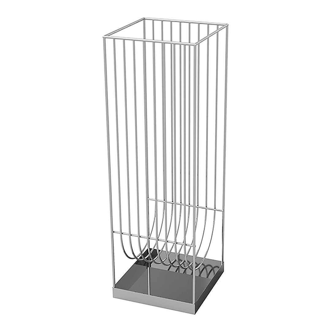 Curved Umbrella Stand - Heavy Duty Metal Base for Indoor & Outdoor Use - Perfect for Entryway, Patio, Garden, and Poolside Organization