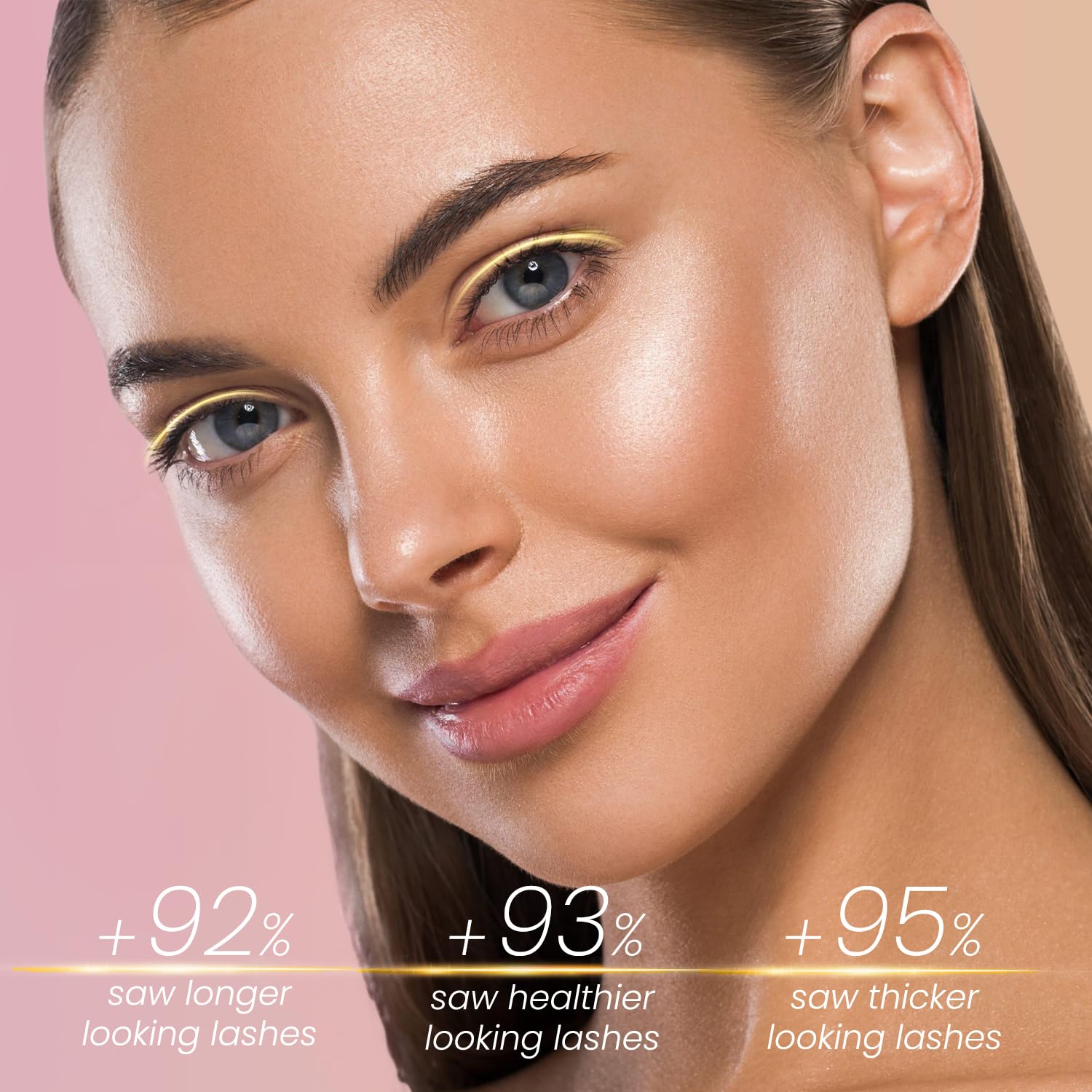 Premium Eyelash Growth Serum - Advanced Formula for Longer, Thicker & Fuller Lashes | Vegan & Gentle Lash Conditioner | 0.17 Fl Oz (5mL) | Perfect for Daily Use & Special Occasions