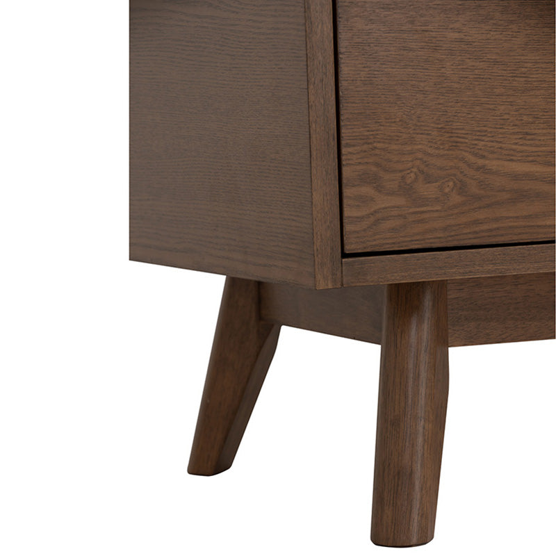 BREDA 160cm Walnut Sideboard Buffet - Modern Dining Room Storage Cabinet for Kitchen, Living Room & Entryway Organization