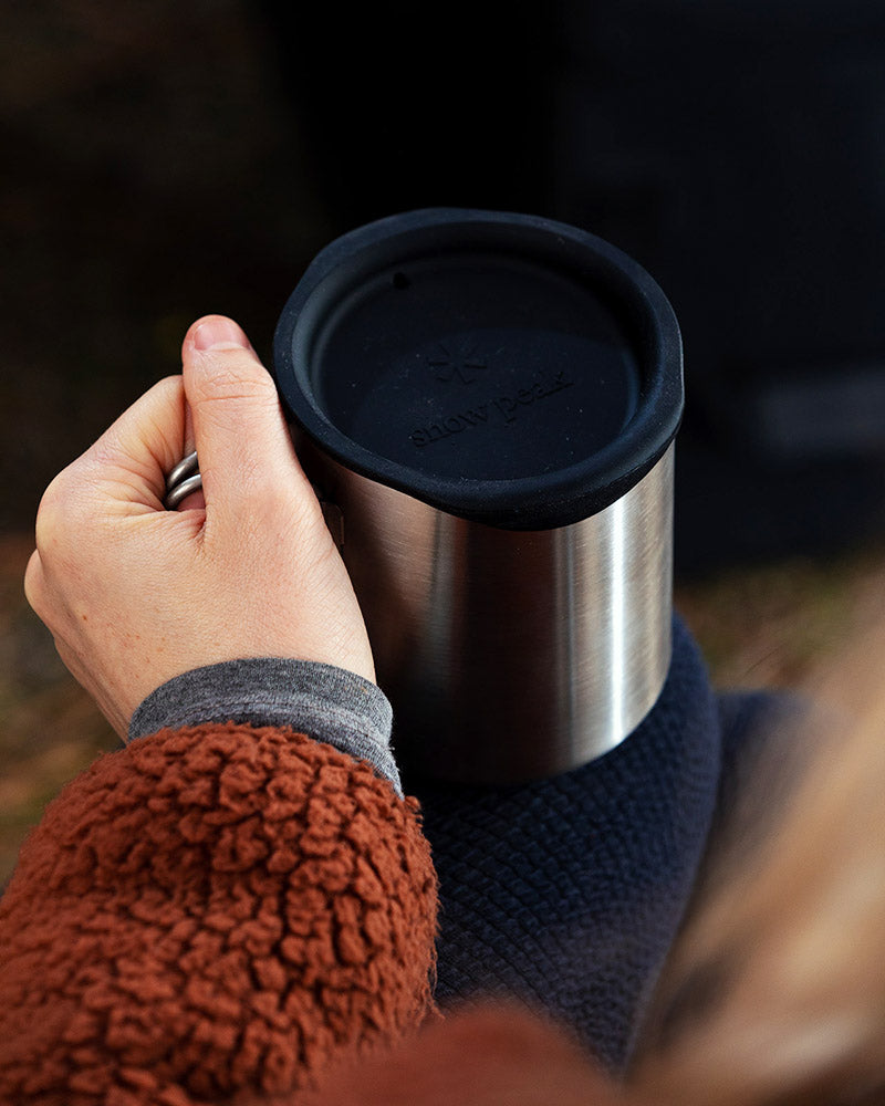 Premium Stainless Steel Vacuum Insulated Tumbler Set - 450ml (15oz) Double Wall Thermal Coffee Mug - Keeps Hot/Cold for Hours - Perfect for Office, Travel, Camping & Outdoor Activities
