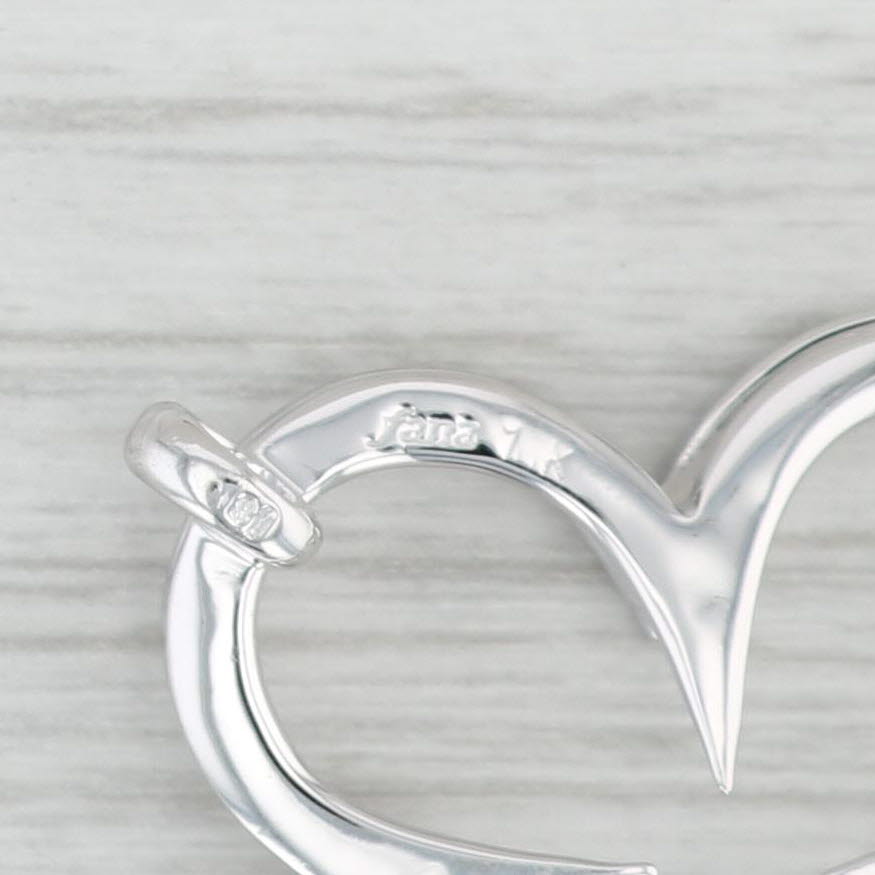 0.48ctw Diamond 4 Leaf Clover Shamrock Pendant in 18k White Gold - Elegant Floral Jewelry for St. Patrick's Day, Anniversary & Special Occasion Gifts