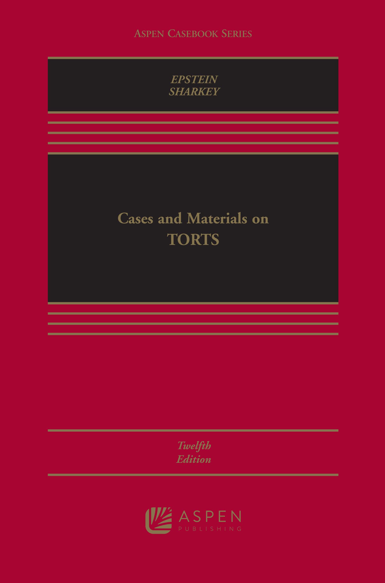 Torts Law Textbook - Cases and Materials (Aspen Casebook Series) | Essential Study Guide for Law Students & Legal Professionals | Perfect for Law School Classes, Bar Exam Prep, and Legal Research