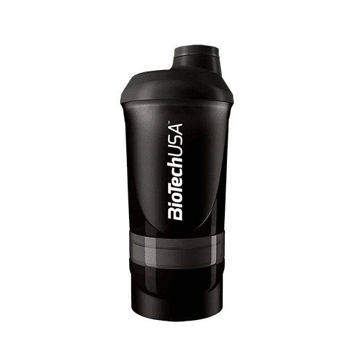 Biotech Wave+ Nano Shaker Bottle - Premium Protein Shaker with Mixing Ball for Gym, Workout & Fitness - Perfect for Protein Powder, Pre-Workout & Post-Workout Drinks