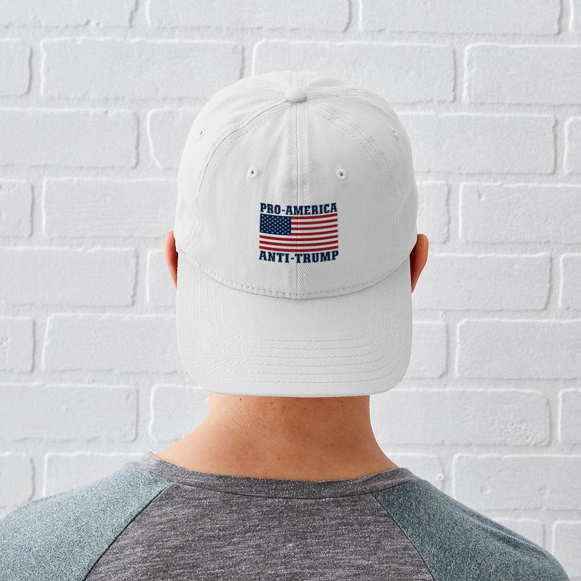 Anti Trump Adjustable Baseball Cap - Patriotic Political Hat for Men & Women - Wear to Rallies, Protests & Everyday Outfits