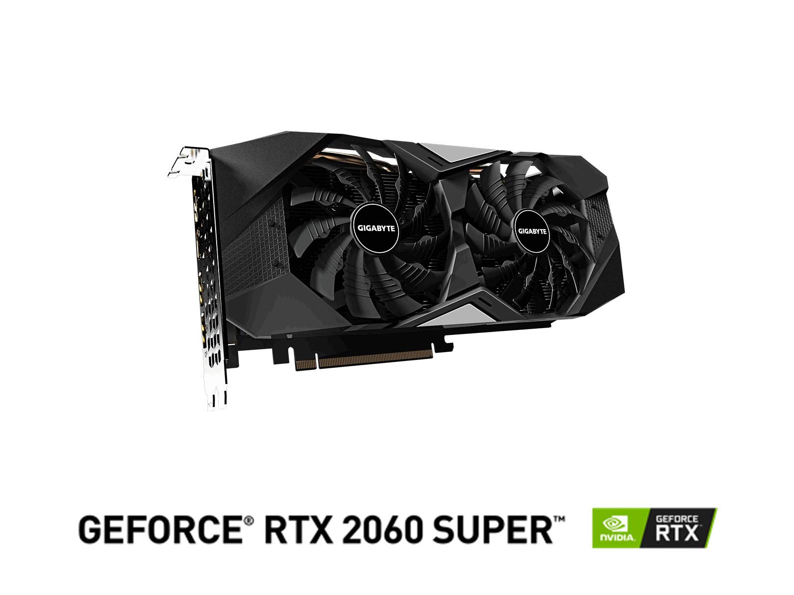 GIGABYTE GeForce RTX 2060 OC 6GB GDDR6 192-bit Gaming Graphics Card with Dual Windforce Fans - REV2.0 for PC Gaming, VR & 4K Video Editing