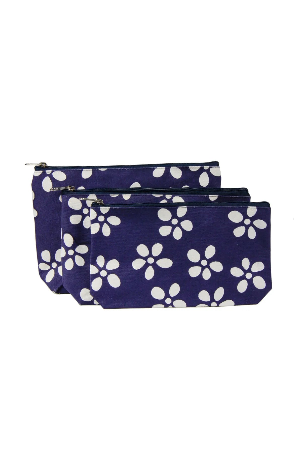 Daisies Cosmetic Bag - Floral Makeup Pouch for Travel & Storage | Waterproof & Durable Organizer for Toiletries, Brushes & Beauty Essentials