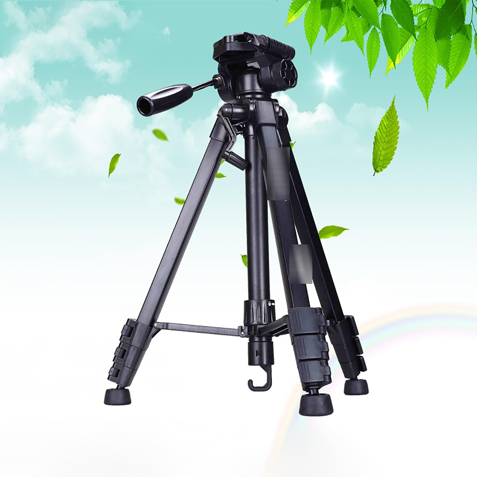 Professional Lightweight Portable Camera Tripod for DSLR/SLR Cameras - Compact & Adjustable for Photography, Video, Vlogging & Travel
