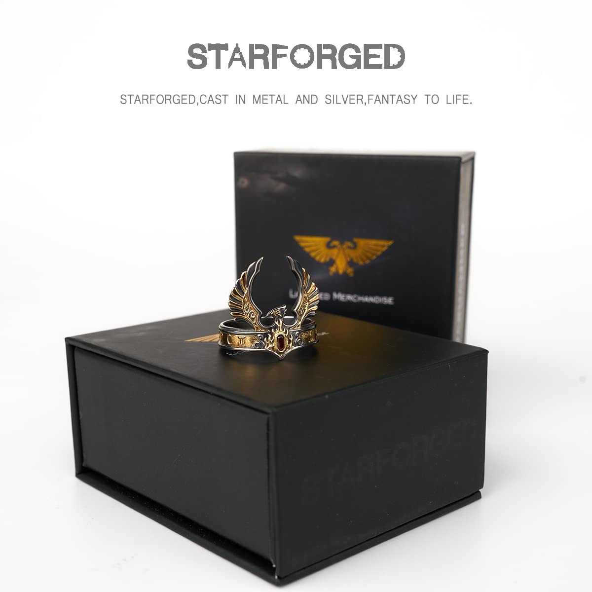 Starforged Phoenix Crown Compatible with Total War: Warhammer - Premium PC Gaming Accessory for Warhammer Fans & Collectors | Perfect for Cosplay, Tabletop Gaming & Display