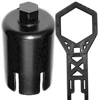 Flushmate ST100200 Toilet Repair Kit - Discharge Nut Wrench & Cartridge Wrench for Easy Removal/Installation | Perfect for Home Plumbing Maintenance & Toilet Tank Repairs