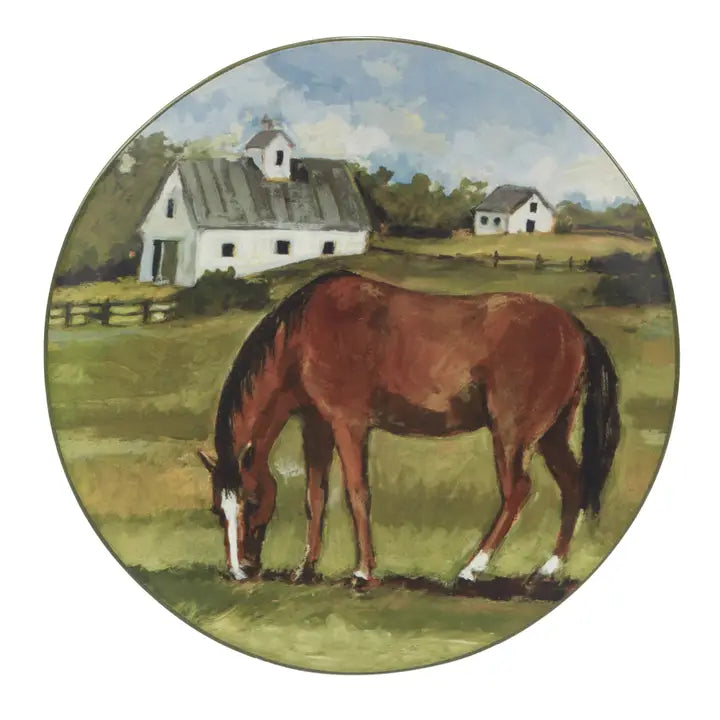 Premium Stables Dinnerware Set - Elegant Porcelain Plates, Bowls & Mugs for Fine Dining - Perfect for Wedding Registry, Anniversary Gifts & Upscale Dinner Parties
