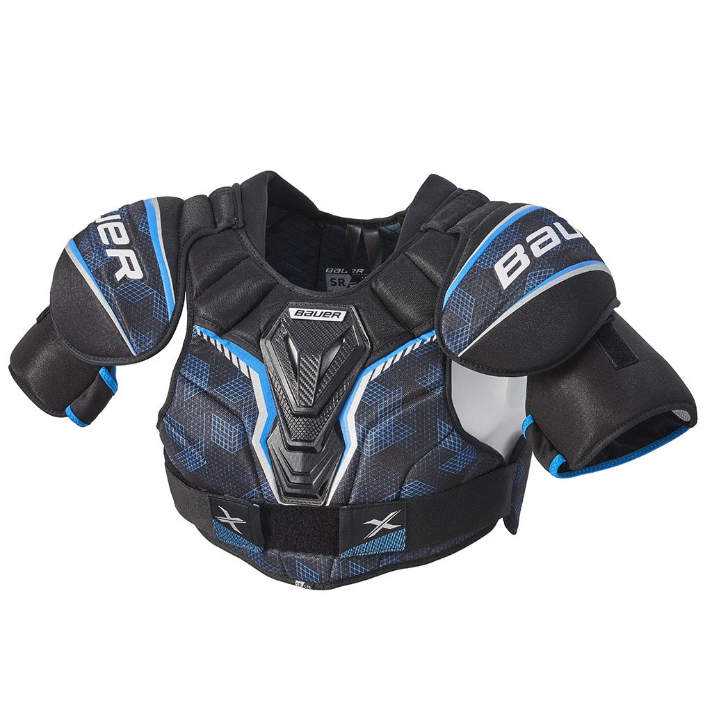 Bauer X Intermediate Ice Hockey Shoulder Pads - Youth & Adult Protective Gear for Hockey Players - Perfect for Games, Practice & Training Sessions