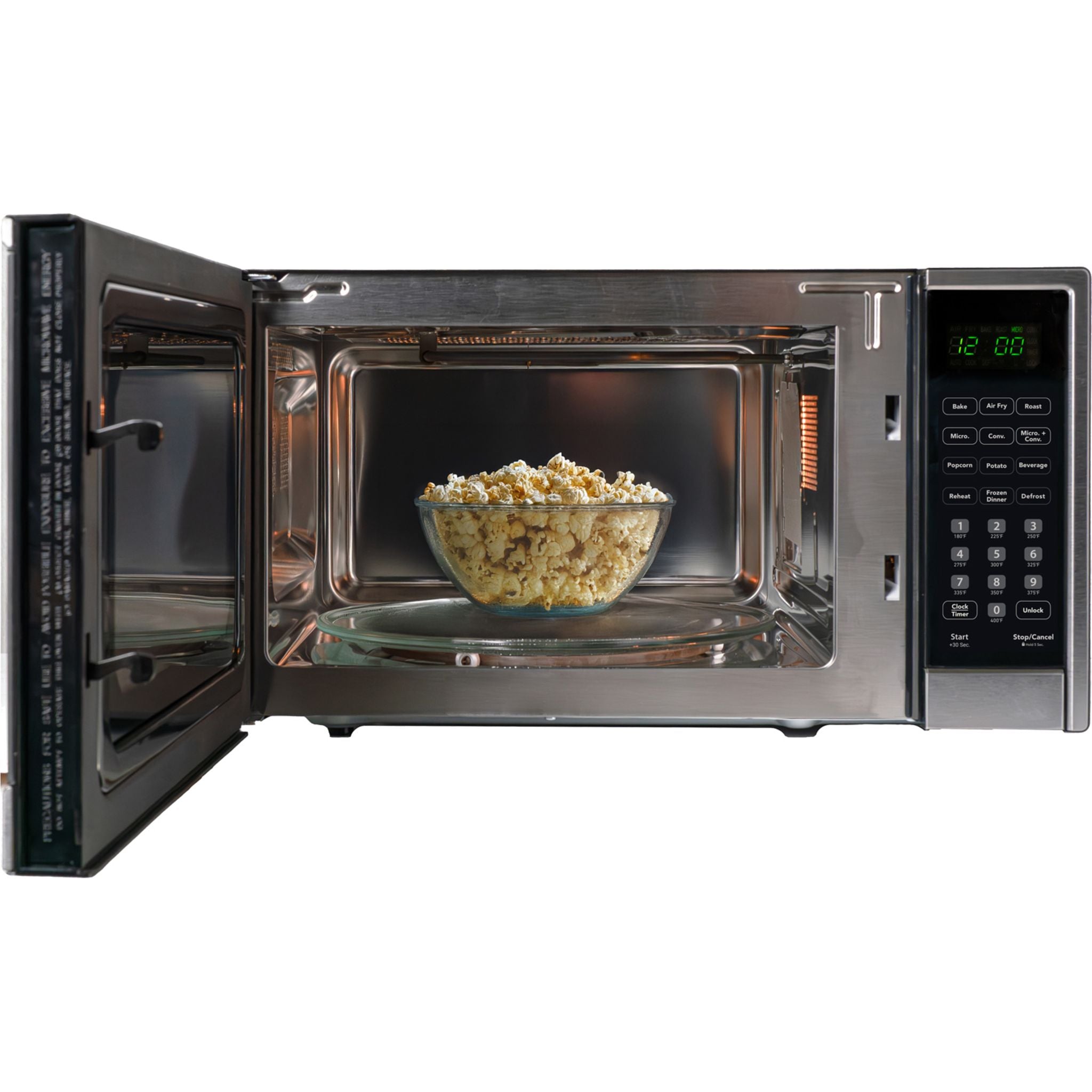 Danby DBMW1361ABSS 1.3 Cu. Ft. Stainless Steel Countertop Microwave Oven - Compact & Energy Efficient for Small Kitchens, Dorms, Offices & RVs