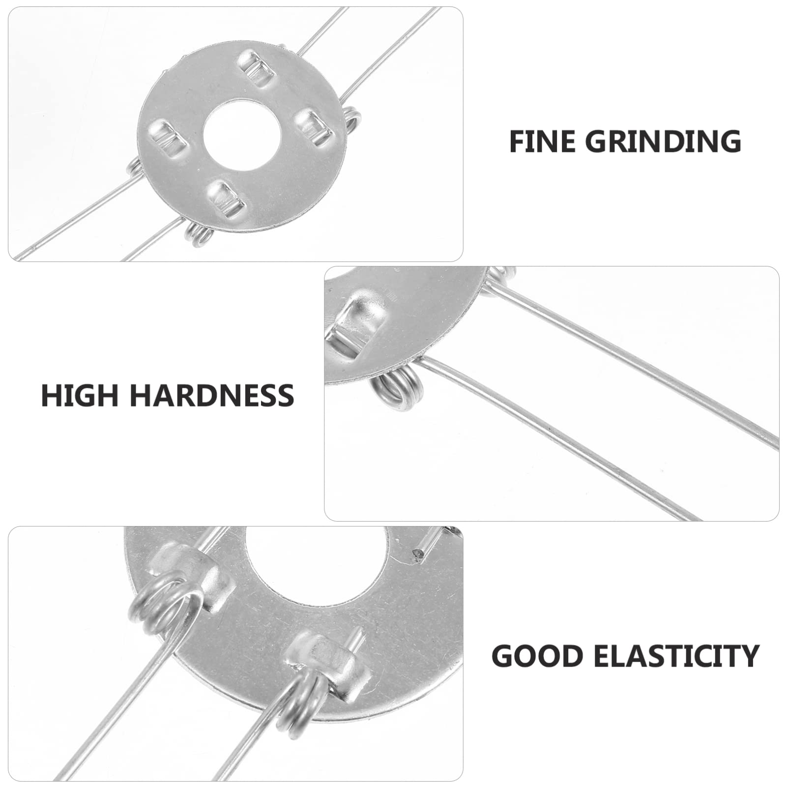EXCEART 20pcs Lampshade Spring Adapter Clips - Pendant Light Shade Buckles & Fixator for Ceiling Lamp Fixtures | Easy Installation for Home, Office, and Restaurant Lighting