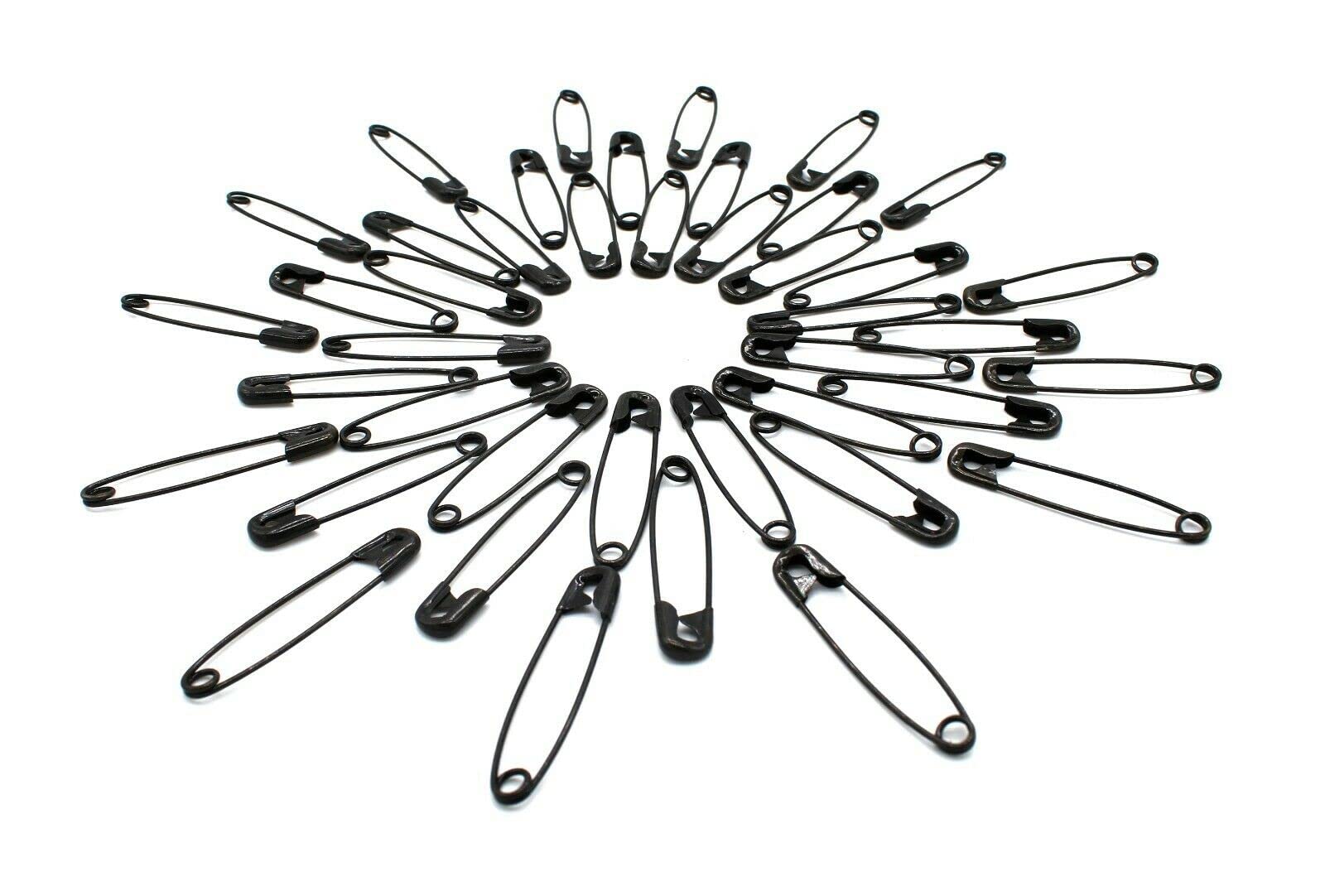 Black Safety Pins #2 (1.5