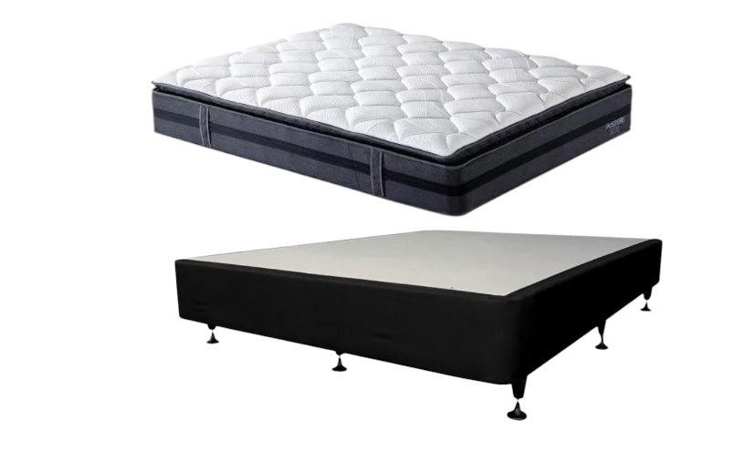 Posture Support Memory Foam Mattress & Base - Medium Firmness for Back Pain Relief | Perfect for Bedroom, Guest Room, and Dorm Use
