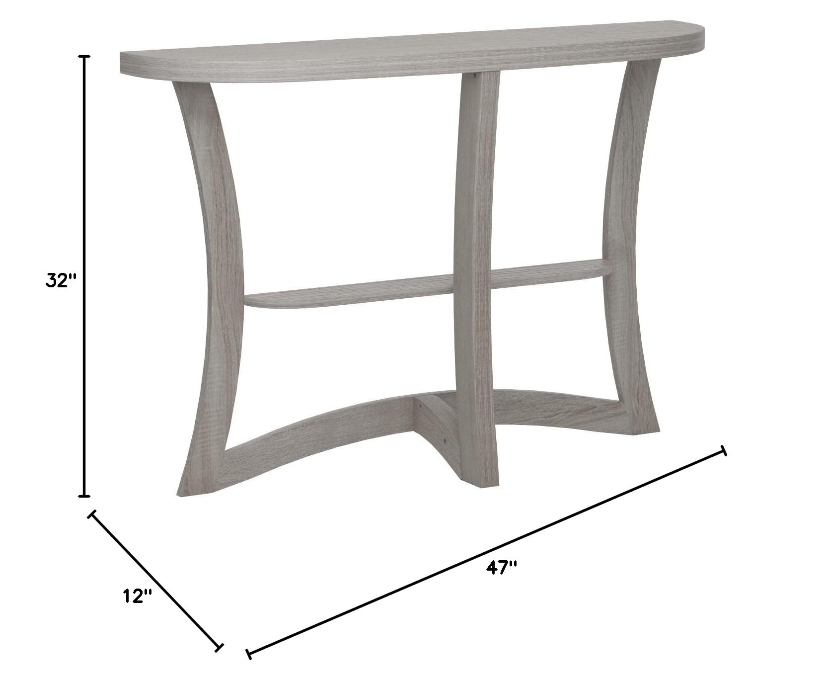 Monarch Specialties 2416 Modern Accent Console Table - 47.25