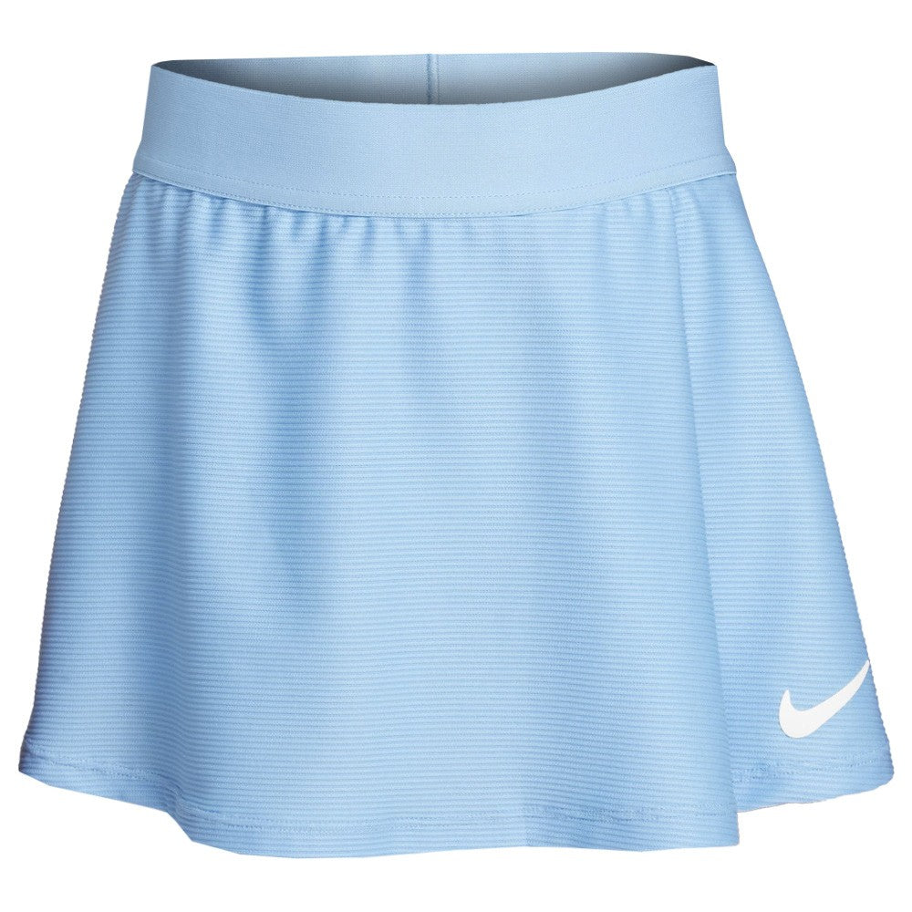 Nike Girls Victory Flouncy Skirt - Psychic Blue | Breathable Tennis Skirt for Kids | Perfect for Sports, School & Playtime