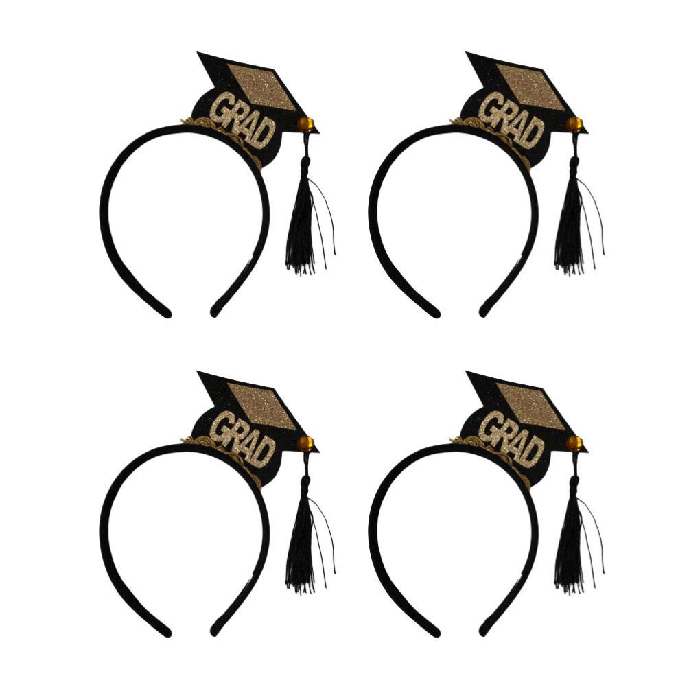 TENDYCOCO Mini Graduation Cap Headband - Bachelor's Degree Hair Accessory for Women & Girls - Perfect for Graduation Ceremony, Party, Photo Shoot & Celebration
