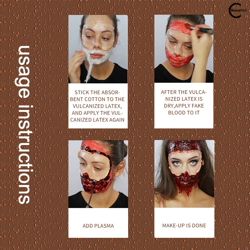 VERONNI Professional Scar Wax for Special Effects Makeup - Realistic Fake Wounds & Cuts for Halloween, Cosplay & Theater - Easy to Apply & Blend SFX Makeup Kit