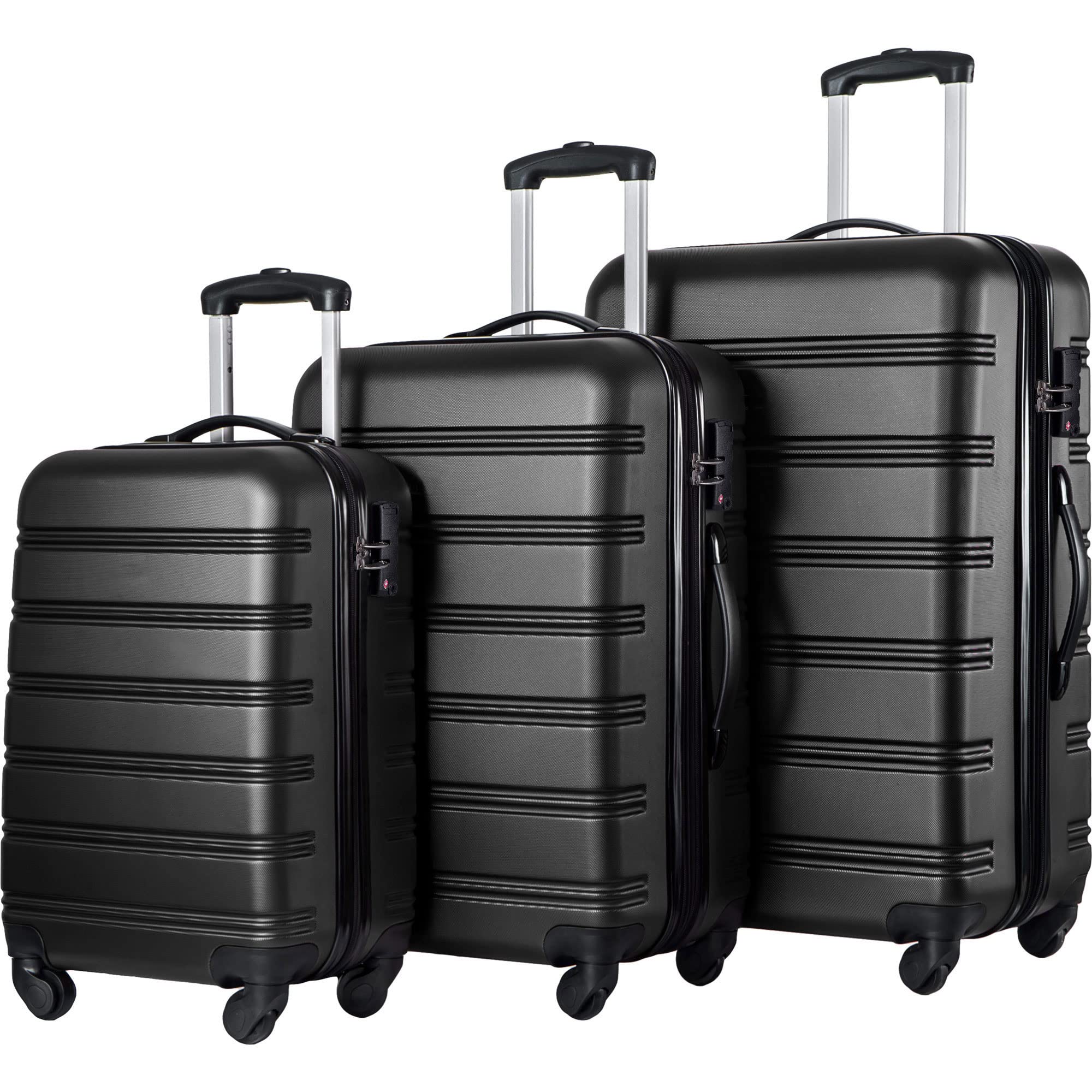 Merax 3-Piece Hardshell Luggage Set (20