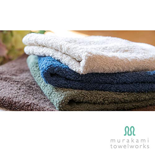 Premium Japanese Imabari Towel Iori - Ultra Soft & Absorbent Bath & Shower Towel Set - Sage Green - Perfect for Spa, Gym & Luxury Bathrooms