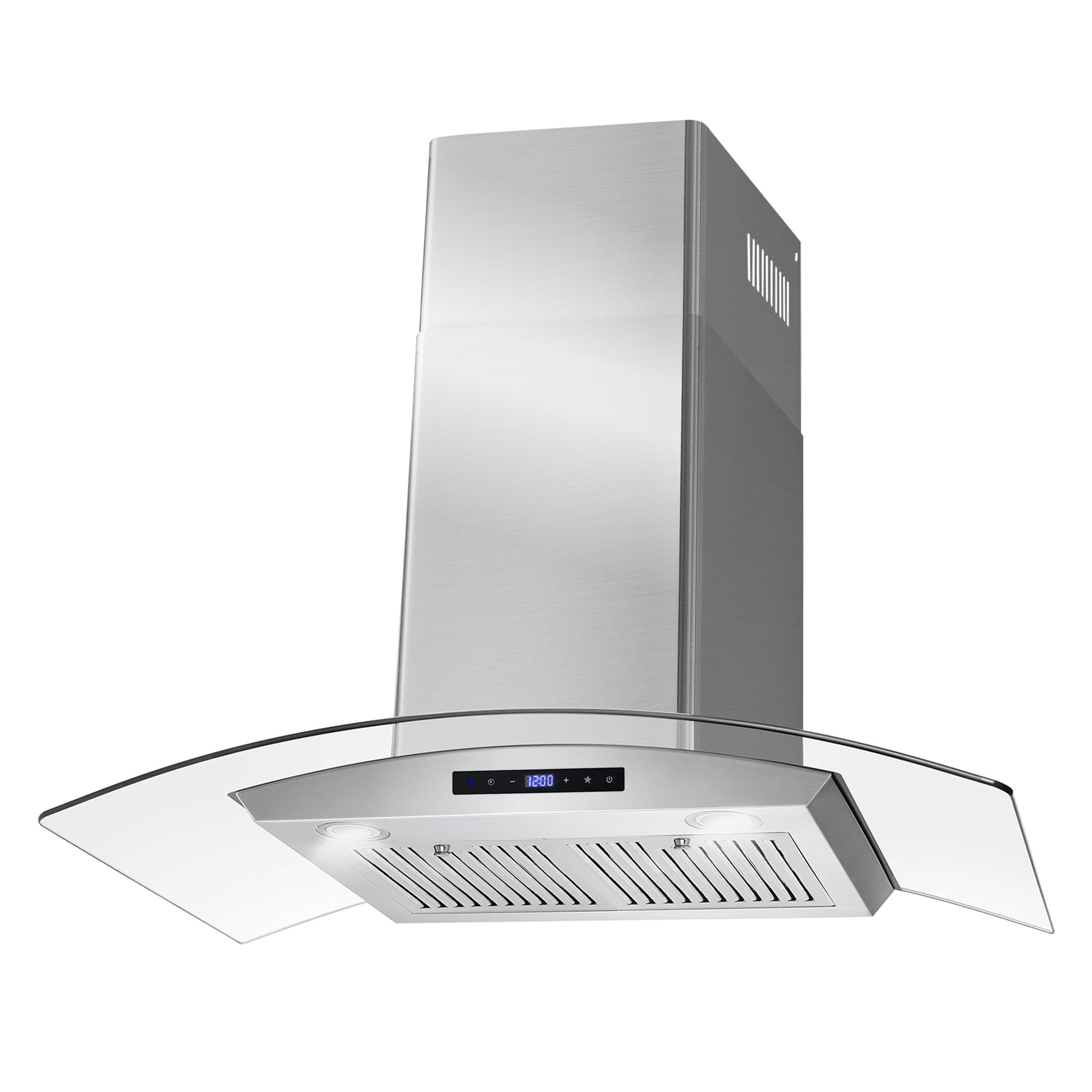 COSMO COS-668AS900 36 Inch Stainless Steel Wall Mount Range Hood - 380 CFM Ducted Ventilation, Touch Controls & LED Lights for Modern Kitchens | Perfect for Cooking, Grilling & Smoke Removal